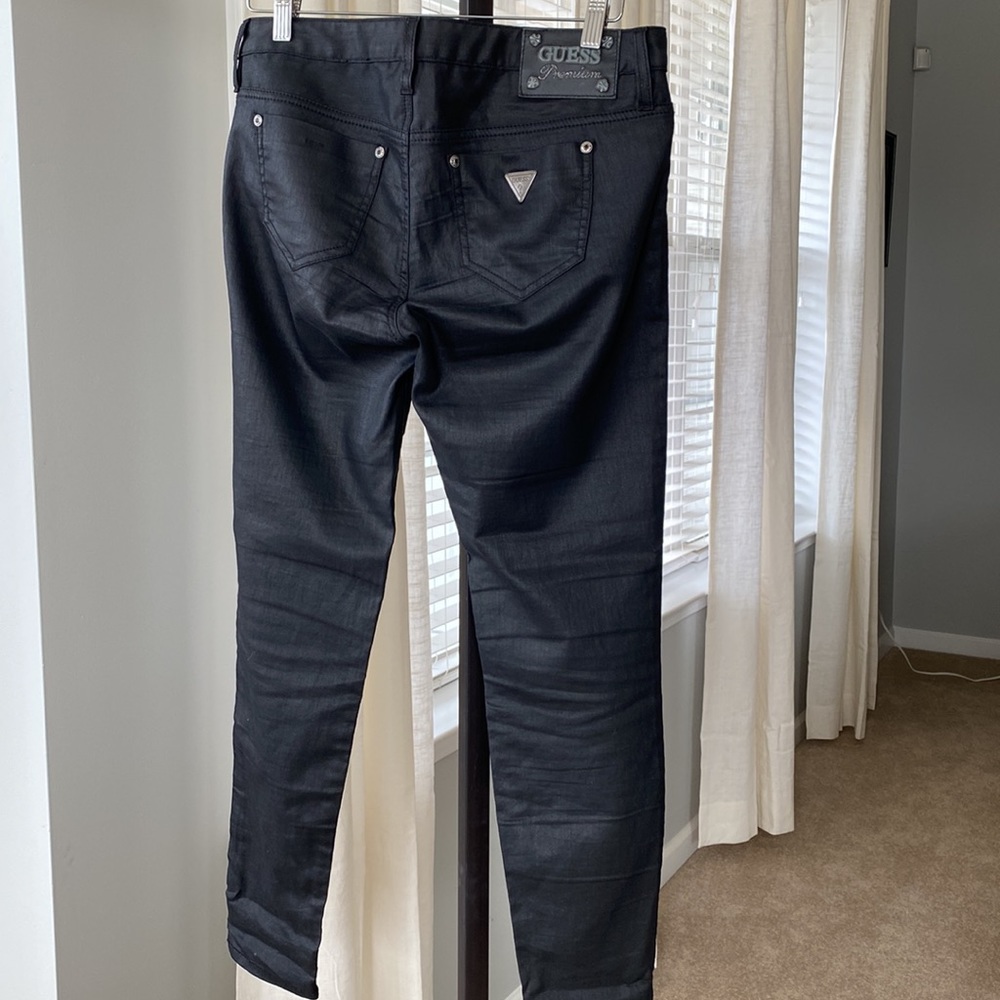 Womens Guess Premium stretch black pants - Picture 5 of 9